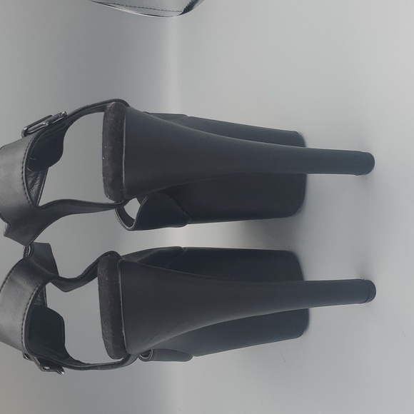 XTRA Exotic Dancer Performance Black Platforms Heels - Picture 8 of 12